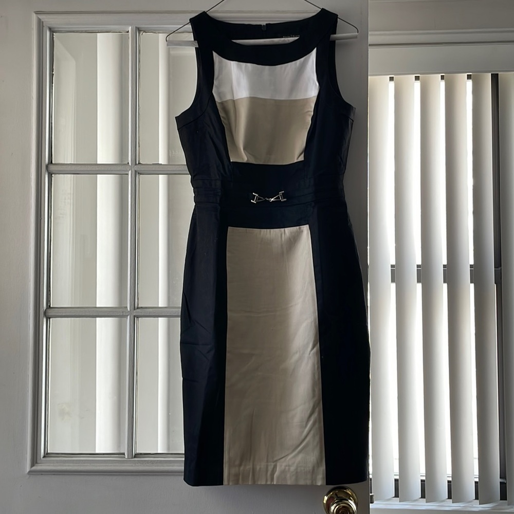 NWT - WHBM Color Block Sleeveless Dress